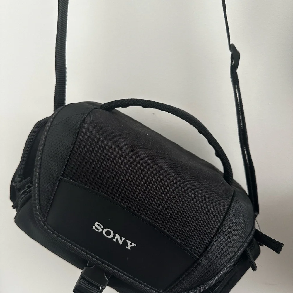 Canon Rebel T6 with Sony carrying bag and extras